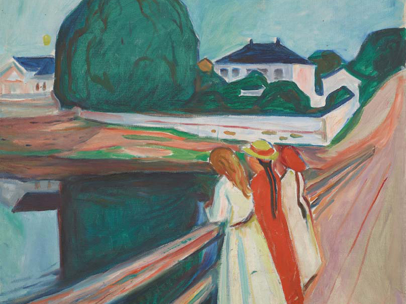 Foto: Edvard Munch, Ragazze sul ponte, 1927